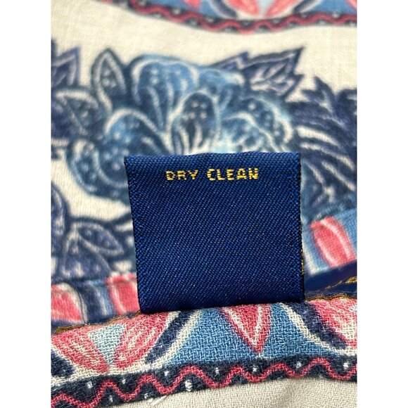 Charter Club Colorful Floral Pattern Womens Skirt Size 14 Tie Accent - Picture 6 of 9